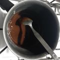 El cooksnap de Carlos Martin Argañaraz cuando hizo Cobertura de chocolate negro para tortas y alfajores.¡Brillante!.