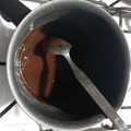 El cooksnap de Carlos Martin Argañaraz cuando hizo Cobertura de chocolate negro para tortas y alfajores.¡Brillante!.