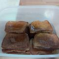 El cooksnap de Pilar cuando hizo Torrijas sin aceite y sin azúcar (hechas en el horno) Dulce de Semana Santa.