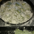 El cooksnap de Vanessa Ayres cuando hizo Sorrentino Caseros de acelga relleno de pollo y ricota.