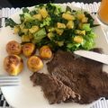 El cooksnap de Sonia Sanabria cuando hizo Ensalada de Piña, Espinaca y Lechuga.
