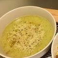 El cooksnap de Cristina Cryss cuando hizo Crema de rúcula con guisantes - veggie.