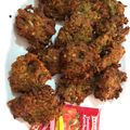 Urooj Qureshi's cooksnap of when they made Pyaz pakora.