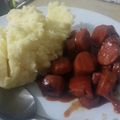 El cooksnap de Nohely Sosa cuando hizo Salchichas Agridulces.