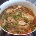 El cooksnap de Teresita Felíz cuando hizo Arroz con pollo al jugo.
