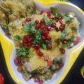 Disha Prashant Chavda's cooksnap of when they made પાલક પત્તા ચાટ (Palak Patta Chaat Recipe In Gujarati).