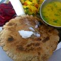 Geeta Gupta का कुकस्नैप जब उन्होंने बाजरे की रोटला (bajre ki rotla recipe in Hindi) बनाया था।