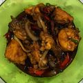 Cooksnap Adam Kamal semasa beliau membuat Ayam Masak Kicap.