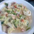 潘俊霖的(簡單料理) 的 蒜香奶油高麗菜炒蛋 cooksnap