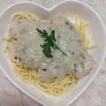 Judit Sipos Cooksnap-ja, amikor elkészítette a(z) Gombás-tejszínes sertéscomb receptet.