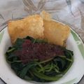 Cooksnap dari Hariyussy untuk resep Brambang Asem / Plencing Daun Ubi