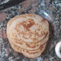 El cooksnap de Lorena Falcon cuando hizo Panqueques (sin huevo).