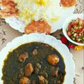 کوک اسنپ رازانی(لرستانی) بعد از امتحان کردن قورمه سبزی با مرغ و لوبیا چیتی.