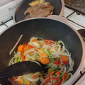 El cooksnap de AngieDau cuando hizo Bifes de osobuco a la criolla.