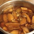 El cooksnap de Kary González cuando hizo Ponche navideño.