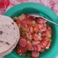 El cooksnap de Faby Barajitas🇲🇽🌻🌻 cuando hizo Salchichas a la mexicana.