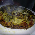 El cooksnap de Dani Jara cuando hizo Tortilla de acelgas, jamón y queso.