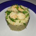 El cooksnap de Yovanis Liens cuando hizo Risotto de Camarones.