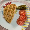 El cooksnap de Roal cuando hizo Chaffle sándwich.