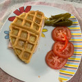 El cooksnap de Roal cuando hizo Chaffle sándwich.