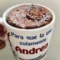 El cooksnap de Andrea Faggiani cuando hizo Mugcakes de chocolate.👩🏼‍🍳🍫.