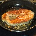 El cooksnap de carme castillo cuando hizo Salmón al Sésamo.
