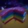 Cooksnap dari Bunda Rezvan untuk resep Rainbow Cake kukus Ny. Liem, Lembuttt