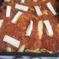 El cooksnap de Floor Toledo cuando hizo Canelones de jamón y queso express (rinde aprox 6 canelones).