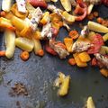 El cooksnap de toñi cuando hizo Pechugas de pollo en el horno con verduras.