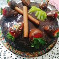 صورة من اولادي سعادتي ( ام آدم )، شاركها بعد تجربة وصفة كيكة الشوكولا بصوص الشوكولا 🎂🍫