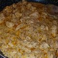 El cooksnap de Naiade cuando hizo Pollo con salsa de yogur y especias.