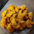 Mariann Bajnóczki Cooksnap-ja, amikor elkészítette a(z) Kürtős kalács kiflicskék receptet.