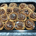 El cooksnap de Carina Andia cuando hizo Rollos de canela (cinnamon rolls).