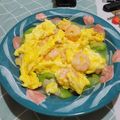 冷諾寒 的 滑蛋蝦仁絲瓜 / 家常菜 cooksnap