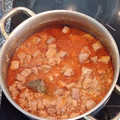 El cooksnap de Javier cuando hizo Atún encebollado.
