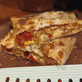 El cooksnap de Sheila D'Alessandro cuando hizo Calzone de verduras con pollo en masa madre.