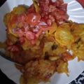 Dainah Sagala's cooksnap of when they made Irish/Sweet Potato Bhajia.
