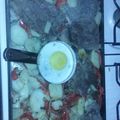 El cooksnap de Ezequiel Luciano Gomez Haidar cuando hizo Bifecitos de cerdo a la riojana a la plancheta.