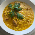 El cooksnap de @tesa.cuina cuando hizo Arroz meloso de níscalos y solomillo 🌾 🍄 🐷 🍂🍂.