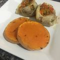 El cooksnap de Brenda Fillastre cuando hizo Fbrocheta de filet de merluza relleno de verduras versión light.