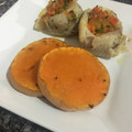 El cooksnap de Brenda Fillastre cuando hizo Fbrocheta de filet de merluza relleno de verduras versión light.