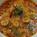 Neelam Gahtori का कुकस्नैप जब उन्होंने राजस्थानी बेसन के गट्टे (Rajasthani besan ke gatte recipe in Hindi) बनाया था।