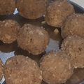  Chef Richa pathak. का कुकस्नैप जब उन्होंने डेसिकेटेड कोकोनट लड्डू (desiccated coconut ladoo recipe in Hindi) बनाया था।