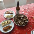El cooksnap de Elisa Aliaga cuando hizo Fricasse de secreto ibérico con verduras.