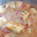 El cooksnap de Sylvie Guillard cuando hizo Colas de rape en salsa.