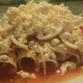 El cooksnap de Nancy Casta cuando hizo Entomatadas caseras.