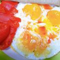 El cooksnap de ₵♡Ϛ❘Ν₳ νΕ₲α₪Ⓐ✍. Salvador. cuando hizo Pimientos rojos caramelizados con Huevos fritos.