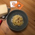 Kimwlos Kimwlos's cooksnap of when they made Crispy Bacon Spaghetti Carbonara.