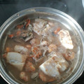 El cooksnap de Deste13 cuando hizo Filetes bacalao fresco en salsa con marisco.