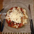 El cooksnap de Thais Colorada cuando hizo Espaguetis integrales con salsa putanesca.